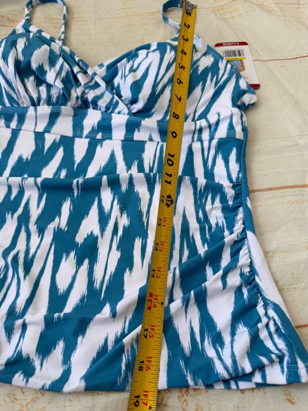 Anne Cole Limited Edition Tankini Top | XL | UPF 50+ | Swimwear Resort Beach NWT - Picture 5 of 8